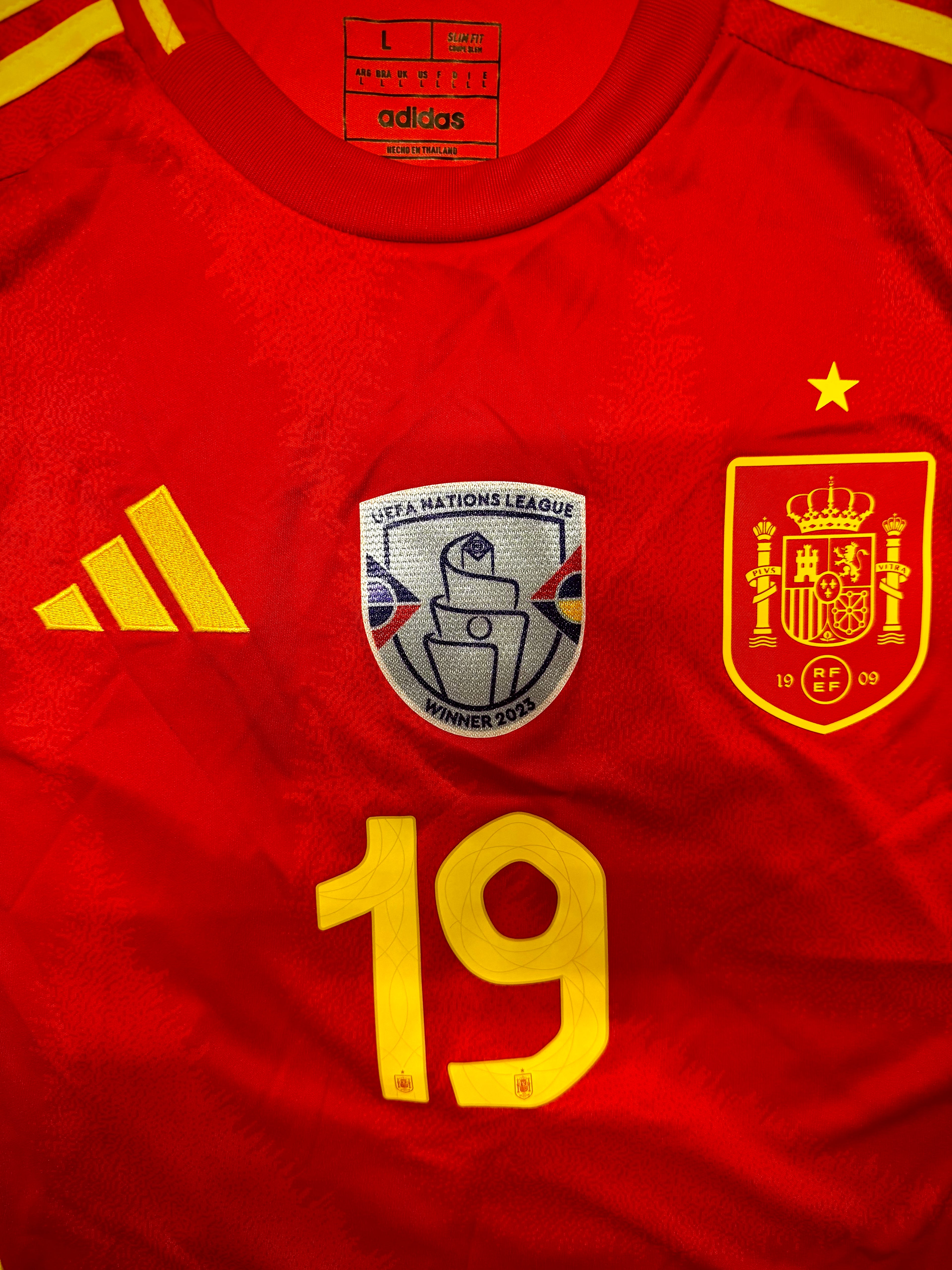 Yamal Spain Euros 2024 – Collector Display Shirt with Printed Signature