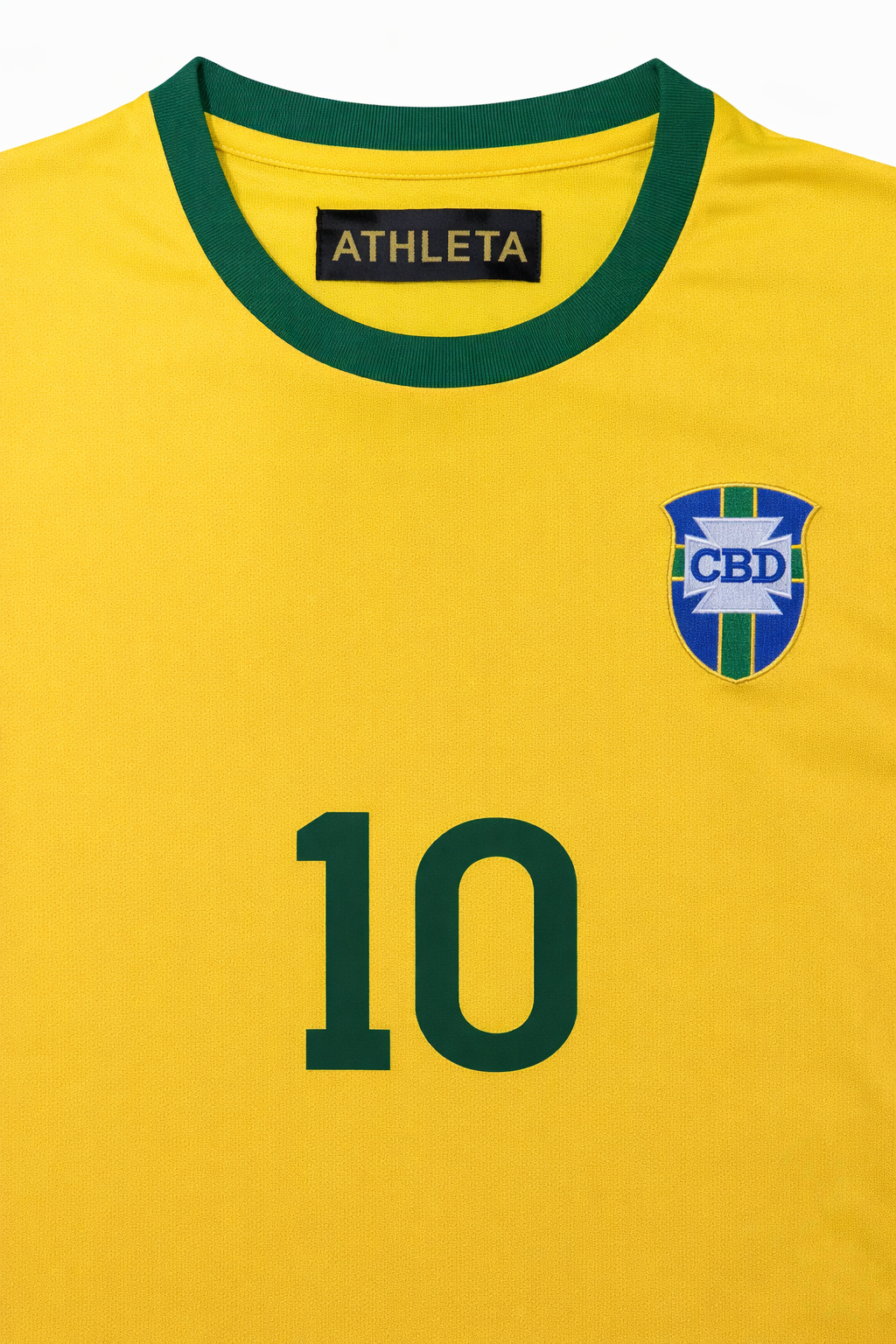 Pelé 1970 Brazil – Collector Display Shirt with Printed Signature