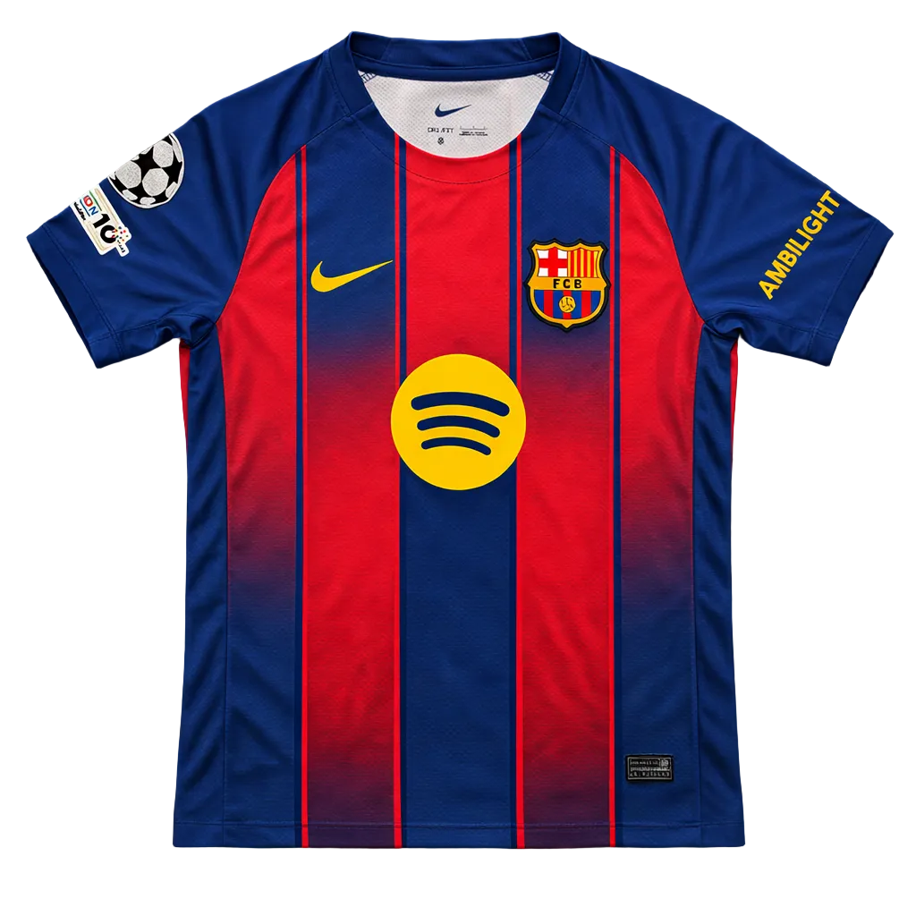 Yamal 25/26 Barcelona – Collector Display Shirt with Printed Signature