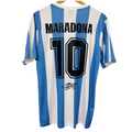 Maradona 1986 Argentina – Collector Display Shirt with Printed Signature
