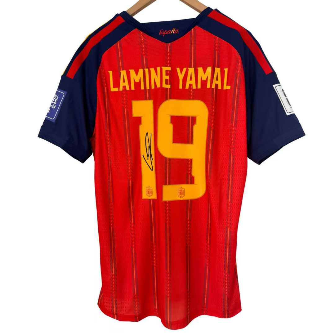 Yamal World Cup 2026 – Collector Display Shirt with Printed Signature