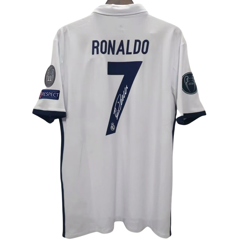Ronaldo 16/17 Real Madrid – Collector Display Shirt with Printed Signature