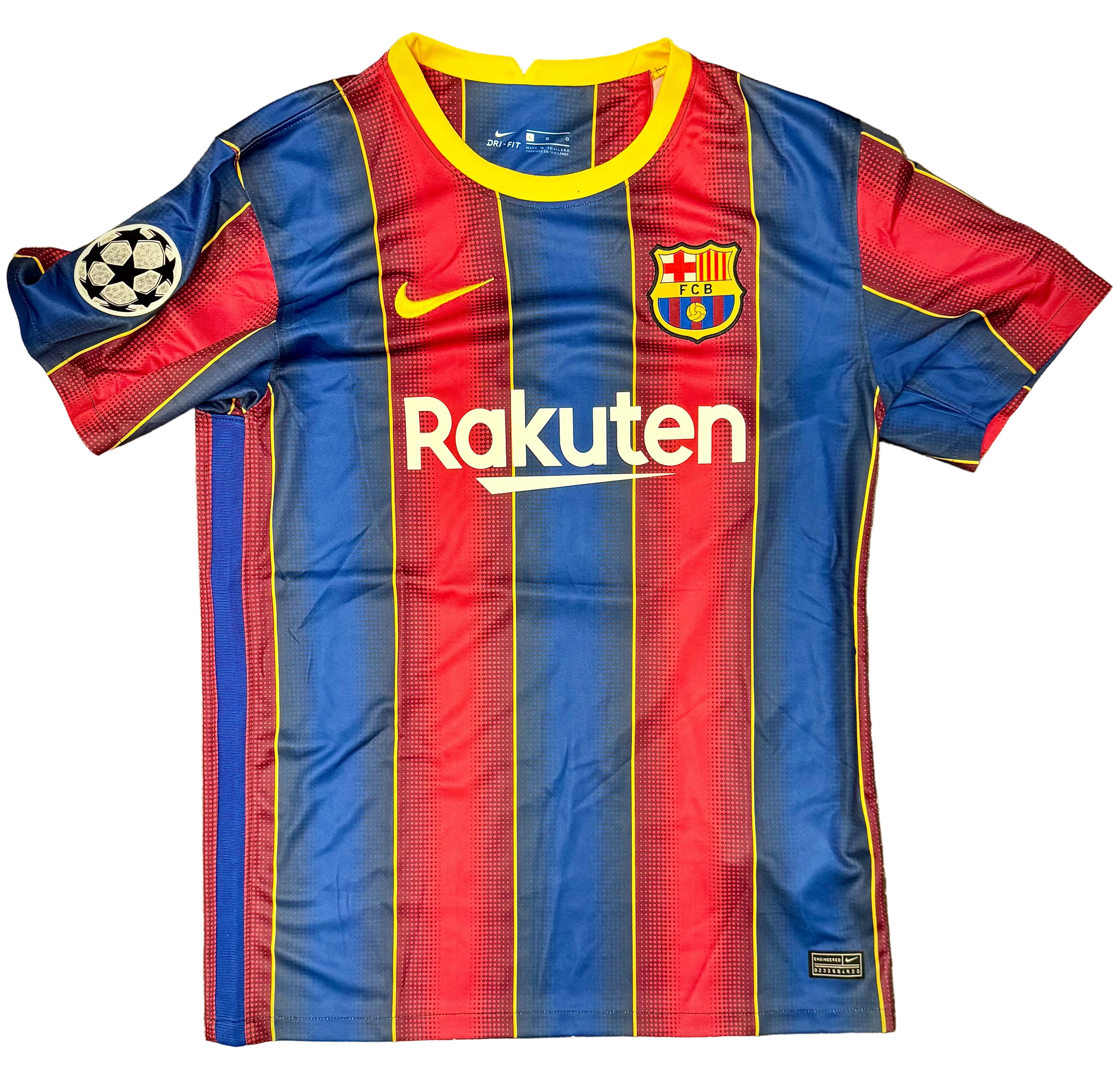 Messi 20/21 Barcelona – Collector Display Shirt with Printed Signature