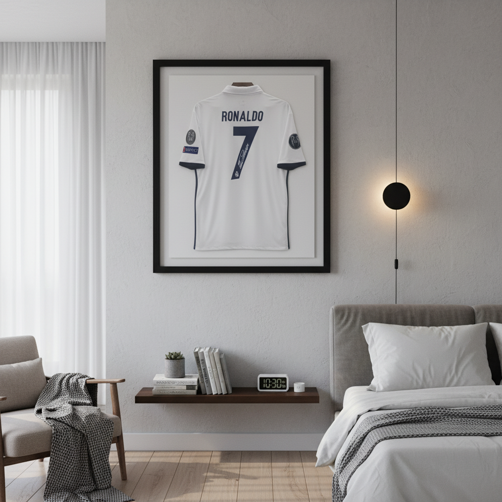 Ronaldo 16/17 Real Madrid – Collector Display Shirt with Printed Signature