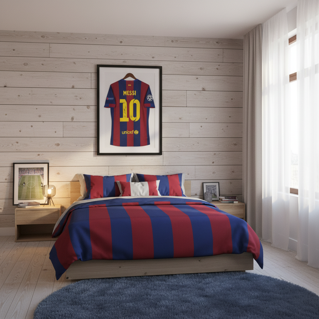 Messi 14/15 Barcelona – Collector Display Shirt with Printed Signature