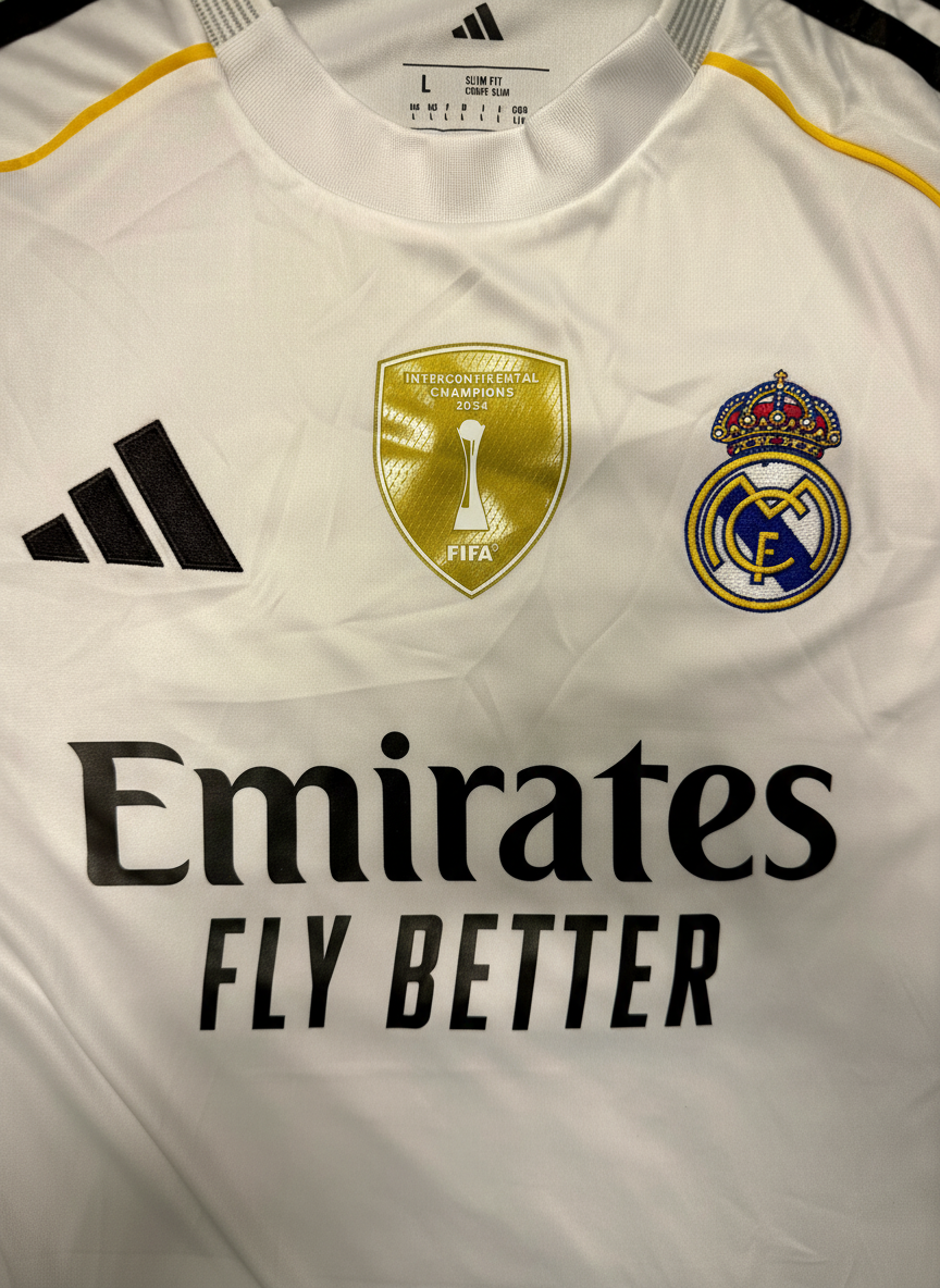 Mbappé 25/26 Real Madrid– Collector Display Shirt with Printed Signature